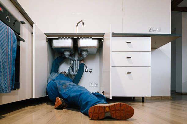 Professional Drain Cleaning technician working in Andrews, SC